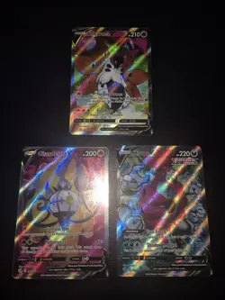 Pokemon - Lotto 3 Full Art Fusion Strike / Evolving Skies - Eng Nm - Image 1