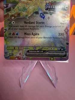 SEALED Leafeon ex 006/131 Prismatic Evolutions Stamp Promo Holo Pokemon TCG - Image 4