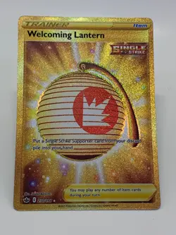 Welcoming Lantern - Pokemon - Chilling Reign - 230/198 - Gold Secret - Holo -🔟 - Image 1