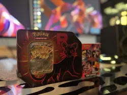 Pokemon Team Rocket Tin - Persian - Destined Rivals + Booster Bundle - Image 2