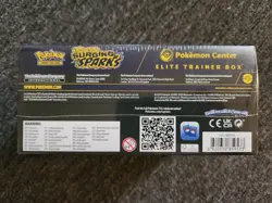 Surging Sparks Pokemon Center Exclusive Elite Trainer Box ETB New Sealed - Image 4