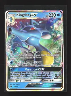 Pokemon Dragon Majesty #18/70 Ultra Rare,Holo Kingdra GX - Image 1