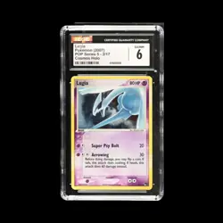 Pokemon Slab Lugia Pop Series 5 Cosmos Holo 2 CGC 6 Ex 2007 - Image 1