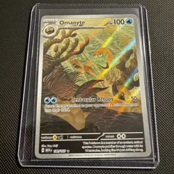 S&V 151 - Omanyte - 180/165 - Illustration Rare - MEW Pokemon TCG - Image 1