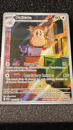 Raticate 99/88 Illustration Rare-Full Art Pokemon Perfect Order ME03 NM - Image 2