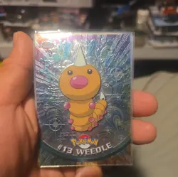 Pokemon Topps Chrome 2000 Weedle NM - Image 1
