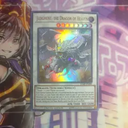 1X JUDGMENT, THE DRAGON OF HEAVEN JUMP-EN089 LIMITED ULTRA NEAR MINT YUGIOH - Image 1