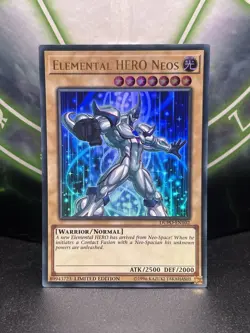 Yugioh Elemental HERO Neos DUPO-EN102 NM Limited Edition Ultra Rare NM - Image 1
