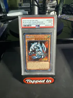2023 Yugioh SRL Blue-Eyes Toon Dragon 25th Anniversary Edition PSA Mint 9 - Image 1