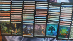 Mana lot 125 cards - MTG - FOIL and/or Full Art - READ DESC!!! - Image 2