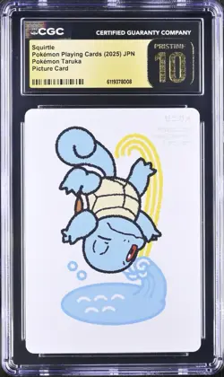 Pokemon TCG Squirtle Taruka Picture Card 2025 Japanese CGC PRISTINE 10 - Image 1