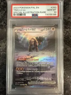 2023 Pokemon Pal en Ting-Lu EX Sir #263 PSA 10 Gem Mint - Image 1