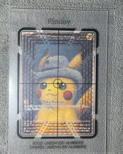 Pokemon Van Gogh Museum: Pikachu with Grey Felt Hat Promo Card - Image 1