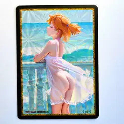 MISTY Waifu Anime Card LIMITED 1/1 Custom TCG Holo Goddess Story ACG T15547 - Image 1