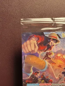 Monkey.D.Luffy (PSA Magazine) OP05-060 One Piece Promotion Card SEALED - Image 2