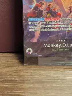 Monkey.D.Luffy (PSA Magazine) OP05-060 One Piece Promotion Card SEALED - Image 3