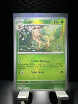 Pokemon TCG: Prismatic Evolutions: 5/131: Leafeon Poke Ball Pattern (NM) - Image 1