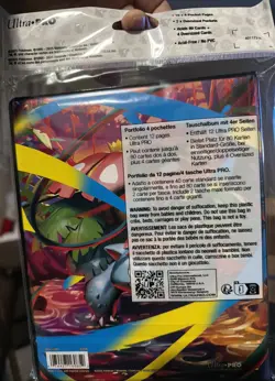 Pokemon Ultra Pro 4 Pocket Binder Mega Evolution Portfolio 80 Cards + 4 Oversize - Image 2