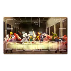 Pokemon Playmat Mewtwo Groudon Kyogre Rayquaza TCG CCG Card Game Mat Mouse Pad - Image 1