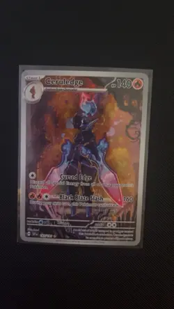 Pokemon TCG Ceruledge Illustration Rare Holo Card Sv08: Surging Sparks 197/191 - Image 1