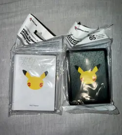 Pokemon Celebrations 25th Anniversary Sleeves White & Black Set Pokemon Center - Image 1