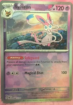 Pokemon Sylveon Sv: Prismatic Evolutions poke Ball Holo Rare HP 120 040/131 M… - Image 1
