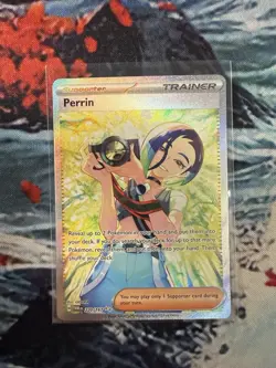 Pokemon TCG Trainer Perrin Special Illustration Card Twilight Masquerade 220/167 - Image 1