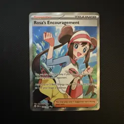 Pokemon TCG Rosa's Encouragement 114/088 Perfect Order Ultra Rare Full Art - Image 1
