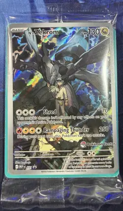 Pokemon Center N’s Zekrom #031 Black Star Promo Ascended Heroes SEALED MEP - Image 1