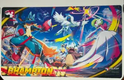 Mega Lucario vs Gardevoir Play! Pokemon Official TCG League Cup Champion Playmat - Image 1