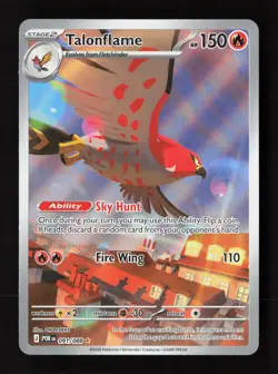 Talonflame 091/088 Holo Illustration Rare Perfect Order Pokemon Near Mint - Image 1