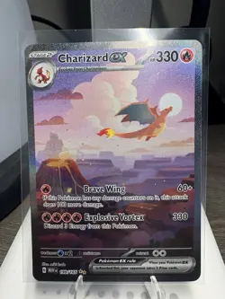 Charizard ex SV 151 199/165 Special Illustration Rare Full Art Holo 330 HP EN - Image 1