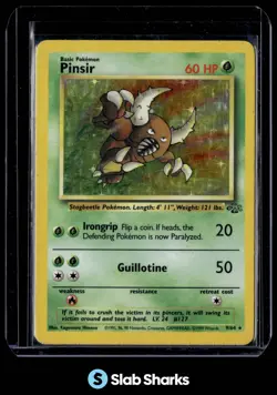 1999 POKEMON JUNGLE 9/64 PINSIR RARE HOLO - Image 1