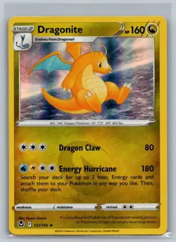 Dragonite 131/195 Holo Rare Silver Tempest Pokemon Holo Near Mint - Image 1