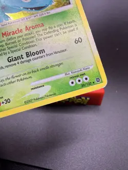 Venusaur Pokemon TCG Secret Wonders 20/132 HOLO BLEED MP/HP - Image 2