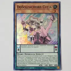 DoSolfachord Cutia - ANGU-EN014 - NM/VLP - Super Rare - 1st ed - Yugioh - Image 1