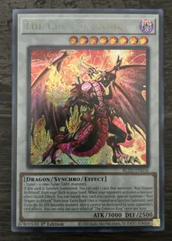 Yu-Gi-Oh! Bundle - Power Vice Dragon + The Crimson King - 1st Edition NM/M - Image 3