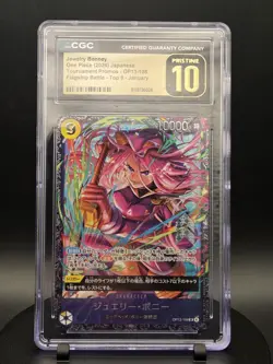 CGC Pristine 10 Jewelry Bonney OP13-108 Flagship Battle Top 8 ONE PIECE Jpn 2026 - Image 1