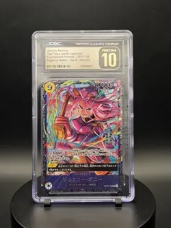 CGC Pristine 10 Jewelry Bonney OP13-108 Flagship Battle Top 8 ONE PIECE Jpn 2026 - Image 2