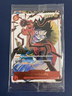 One Piece Card Game 3rd Anniversary Winner Pack Sealed Monkey.D.Luffy ST01-012 - Image 1