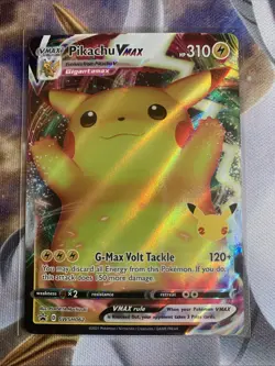 Pokemon Pikachu VMAX SWSH062 Celebrations Sword & Shield Black Star Promo Card - Image 1