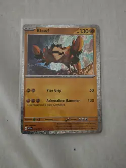 Klawf Holo Foil Pokemon Card 011/015 McDonald's Promo 2023 TCG - Image 1