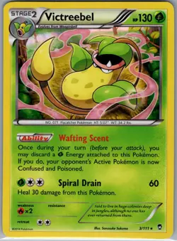 Victreebel 3/111 Holo XY - Furious Fists - Pokemon Card - NM - Image 1