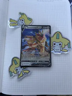 🛡🐶 Zamazenta V - 105/172 - Ultra Rare - Brilliant Stars - Pokemon TCG Card - Image 1
