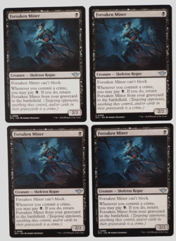 4x Forsaken Miner - Outlaws of Thunder Junction (OTJ) - EN - U 0088 - Image 1