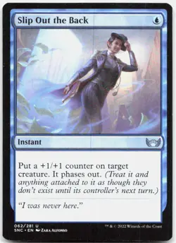 Slip Out the Back 62 Uncommon Streets of New Capenna Magic: The Gathering NM - Image 1