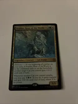 Arahbo, Roar of the World Commander 2017 Foil - Image 1