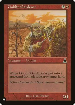 MTG - Goblin Gardener - The List - MB2 - Magic the Gathering - Image 1