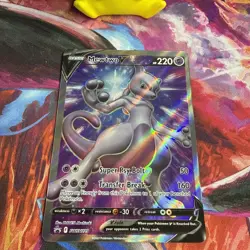 Mewteo V Black Star Promo Holo SWSH229 Pokemon TCG Card NM - Image 2