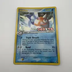 Pokemon TCG Reverse Holo Rare Seaking Deoxys - Image 1